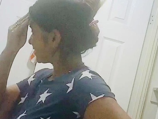 Hiddencam Video Of Desi NRI Bhabhi Doing Skincare Routine